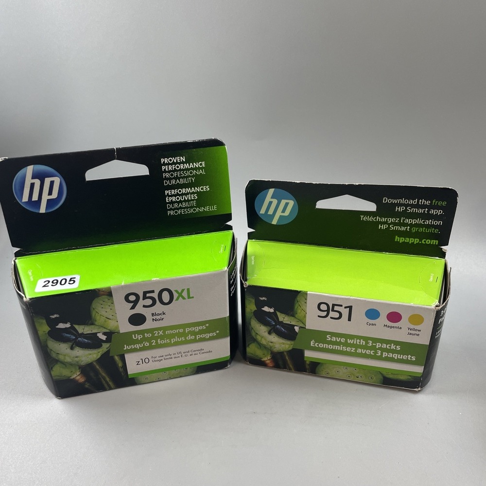 4-PACK HP GENUINE 950XL BLACK & 951 COLOR INK OFFICEJET PRO 8600 2019/2026